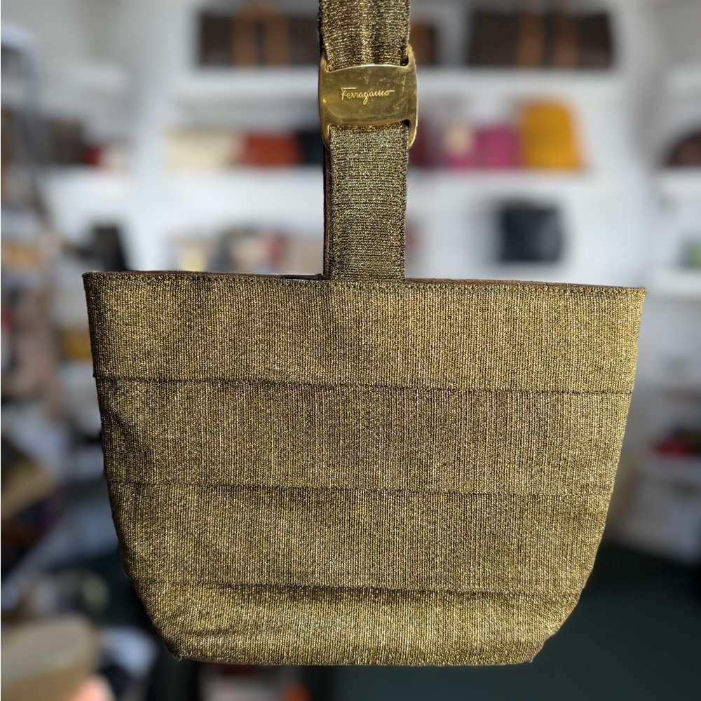 FERRAGAMO GOLD BAG